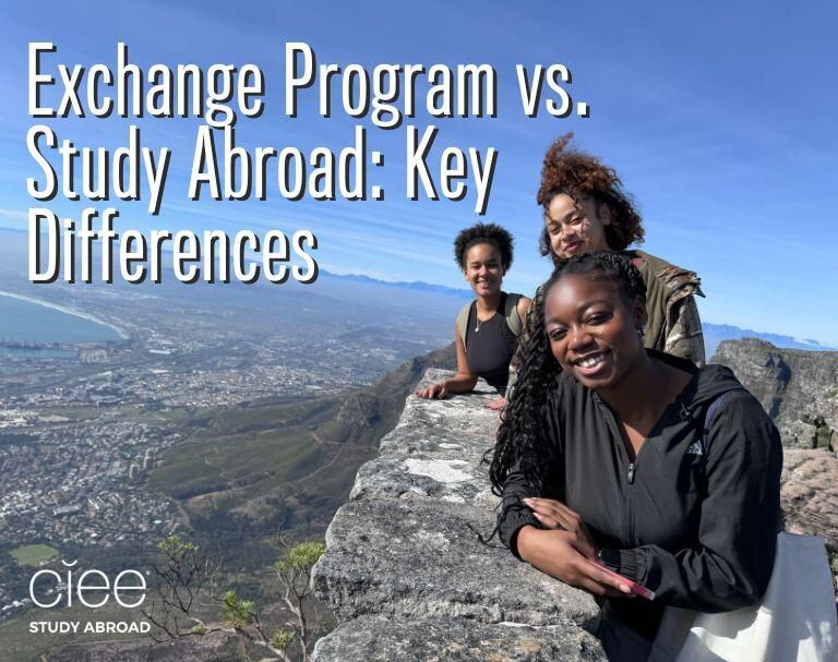 exchange vs study abroad