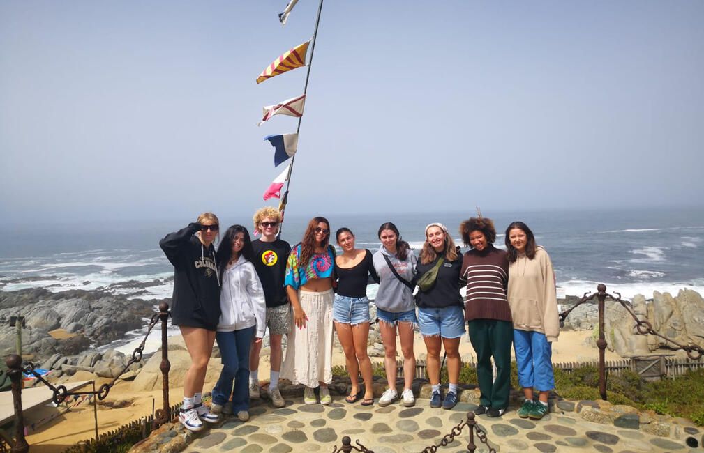 study abroad chile students water visit