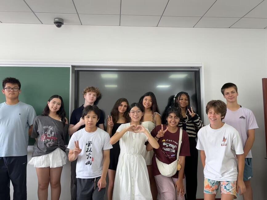 students studying abroad in Shanghai