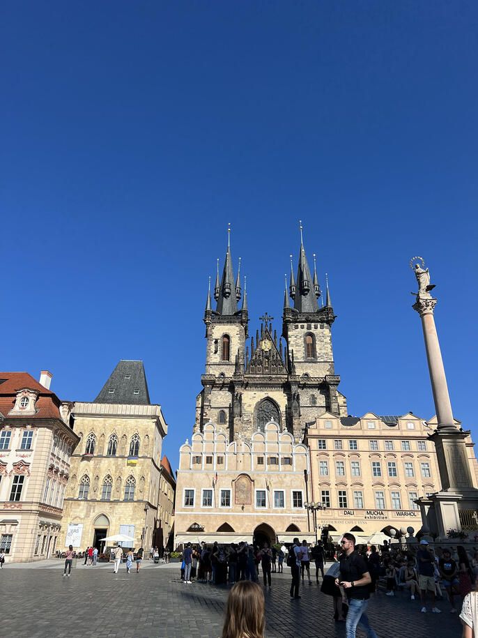 prague study abroad historic square city center