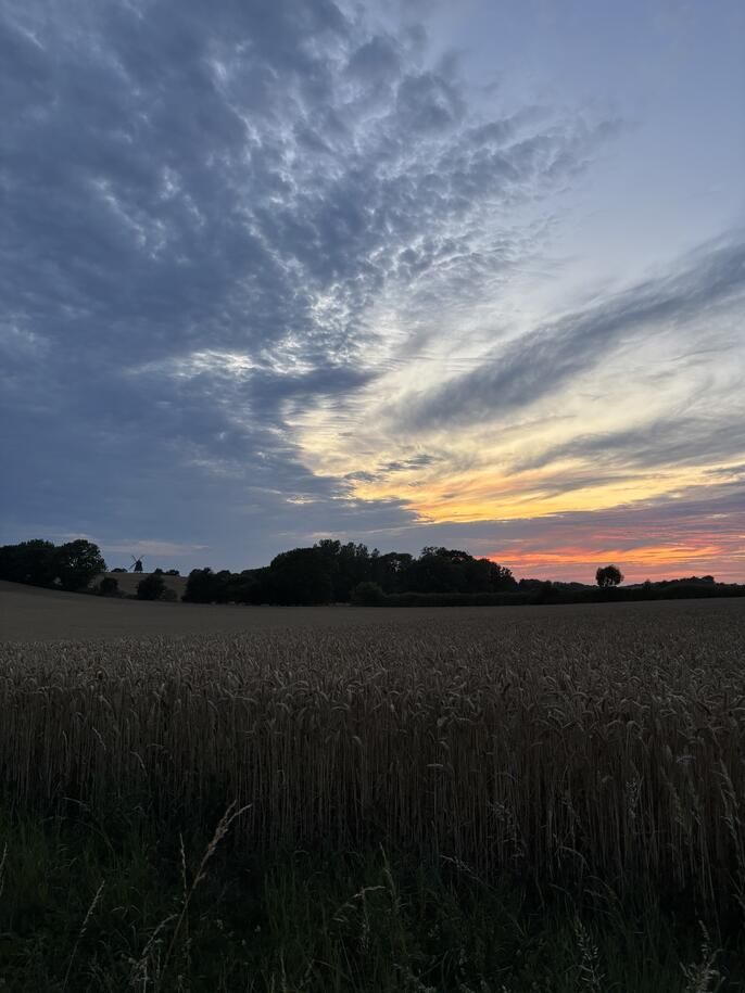 Sunset from the Feriecenter