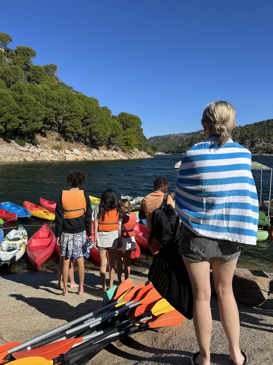 Ready for kayaking 