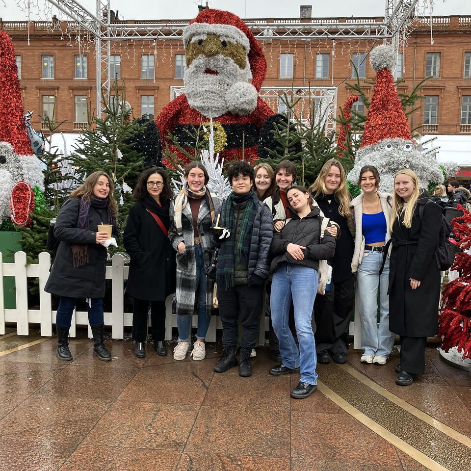toulouse frnace christmas abroad students santa
