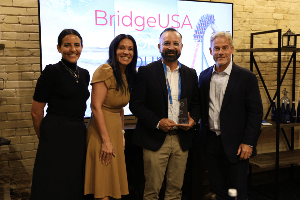 CIEE senior leaders with Nick Almendarez, Gaylord Texan, Senior HR Manager at Marriott Gaylord Texan Resort and Conference Center.