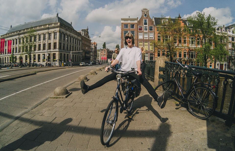 amsterdam biking abroad